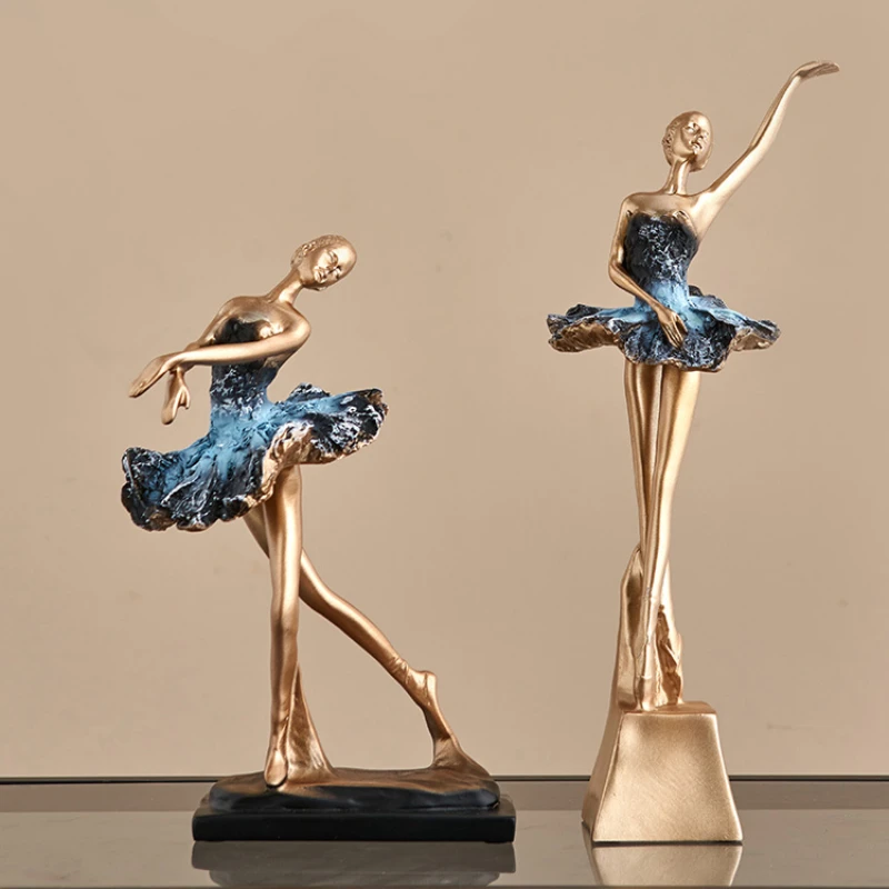 

High-end Ballerina Girl Decoration Porch Living Room Home Light Luxury TV Cabinet Dance Arts Advanced Sense Desktop Decoration