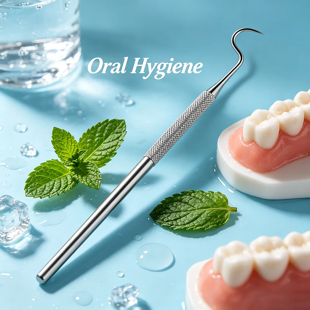 3Pcs Premium Daily Teeth Cleaning Supplies, Stainless Steel Household Set for Routine Oral Care and Long-Lasting Fresh Breath