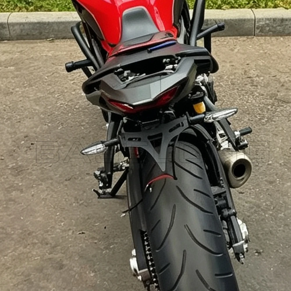 For Yamaha MT-07 MT 07 FZ07 MT07 2022 2023 2024-2013 Motorcycle Rear License Plate Bracket Holder Tail Tidy Fender Eliminator