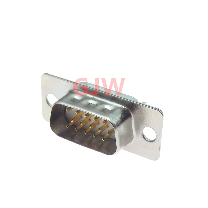 5pcs HD D-SUB DB15 15 Pin Male Female Standard Solder Type VGA Socket Connector Converter Adapter 3 Rows 15P