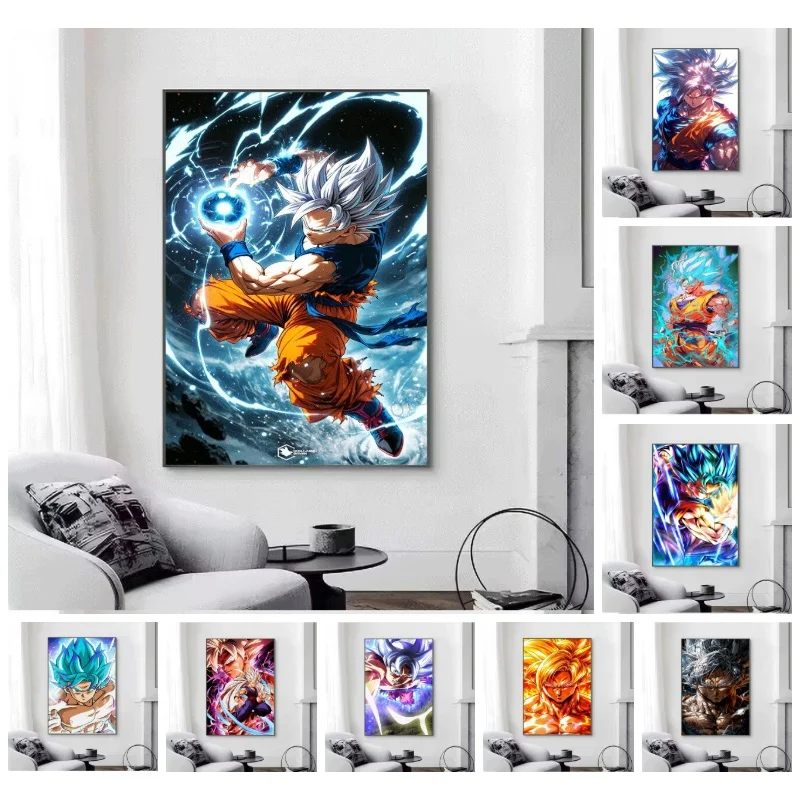 5D DIY Diamond Painting Kit Dragon Ball Full Drill Diamond Art Mosaic Frameless Home Wall Decor Gift