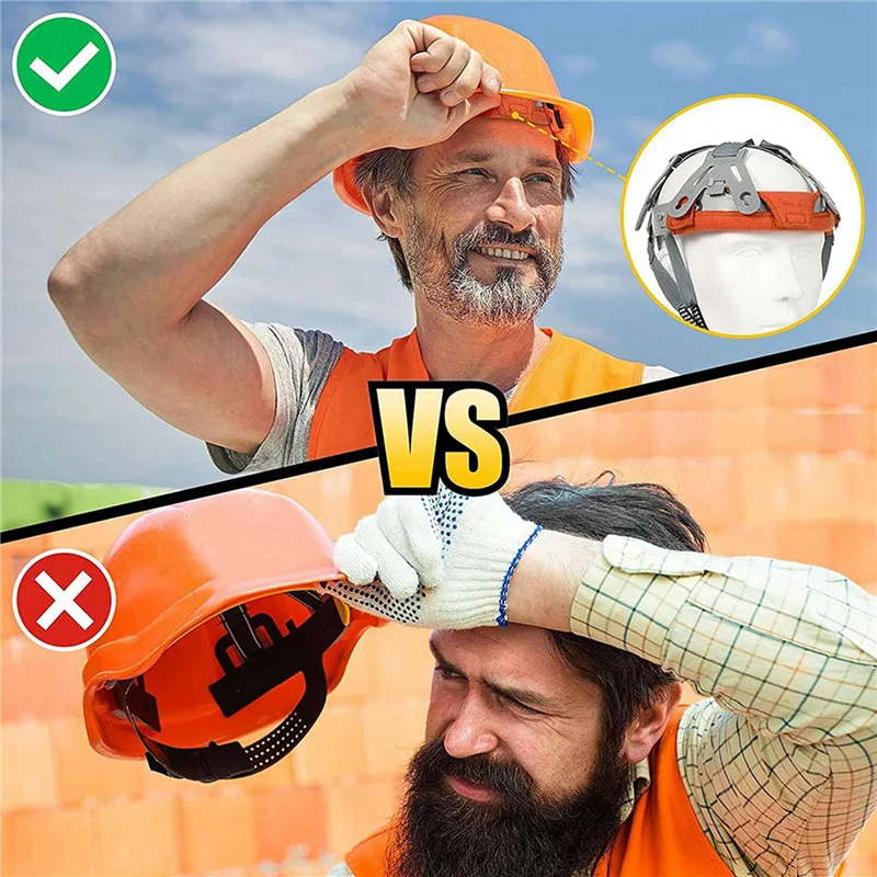 Hard Hat Sweatband Liners Helmet Welding Antiperspirant Belt Sweatband Air Cushion Sweatband Helmet Comforter Pad (24Pc)-B60B