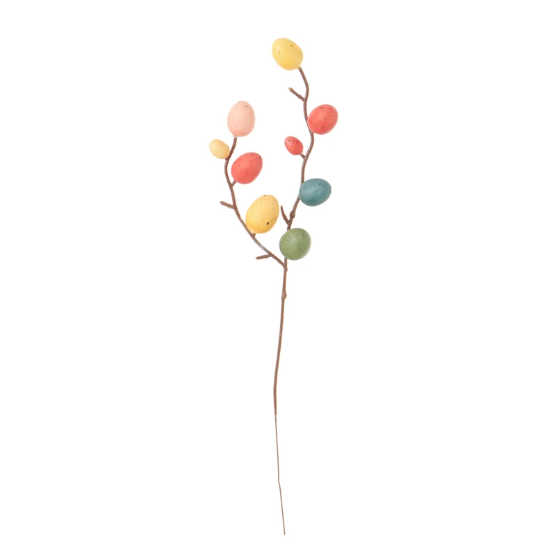 

Easter Egg Tree Branches Decorative Vase Filler with Spring Floral Stems for Easter Flower Arrangement and Bouquet DIY Egg