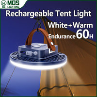 MOSLIGHTING Rechargeable Camping Light Outdoor Fishing Flashlight Tent Lantern Work Emergency Mountaineering Night Lighting LED