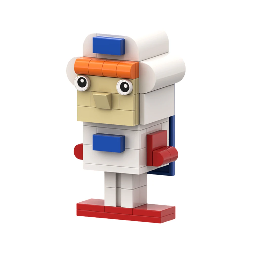 Moc Anime Superman Roger Ramjet Building Blocks 1965s Classics Anime Figure Model Bricks Set Kids Birthday Gift Adult Gift