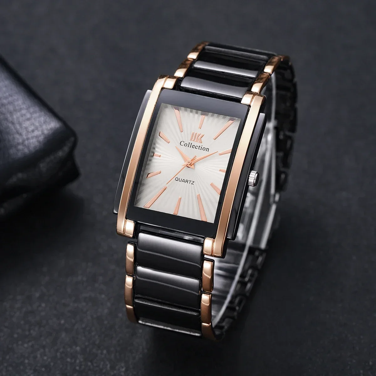1PC Surprise Mystery Blind Watch Box-Luxury Stainless Steel Strap Men Business Quartz Wristwatch（Without Box）