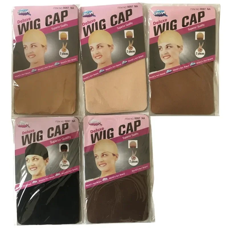 

5Pack/10Pcs High Quality Wig Cap Brown Stocking Cap To Christmas Cosplay Wig Caps Stocking Elastic Liner Mesh For Making Wigs