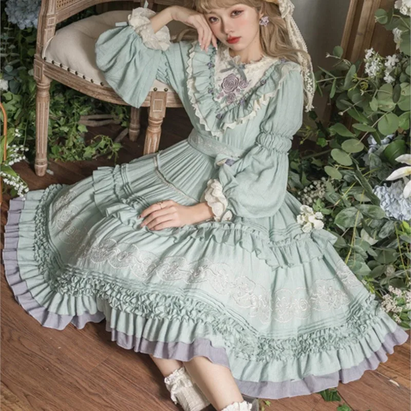 

Sweet Temperament Daily Classical Elegant Tea Party Dress