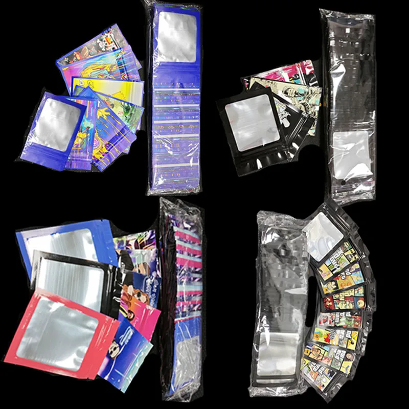 Wholesale Mylar Bag Smell-proof Small Zip Lock Aluminum Foil Food Grade Resealable Zipper Pouch Mini 1g Snack Nuts Packaging Bag