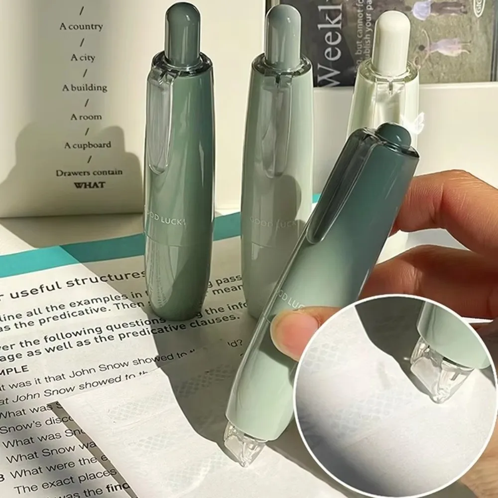 

Press-type Double Sided Tape Pen Paper Correction Eraserable Double-Sided Adhesive Dots Tape Replaceable White Out