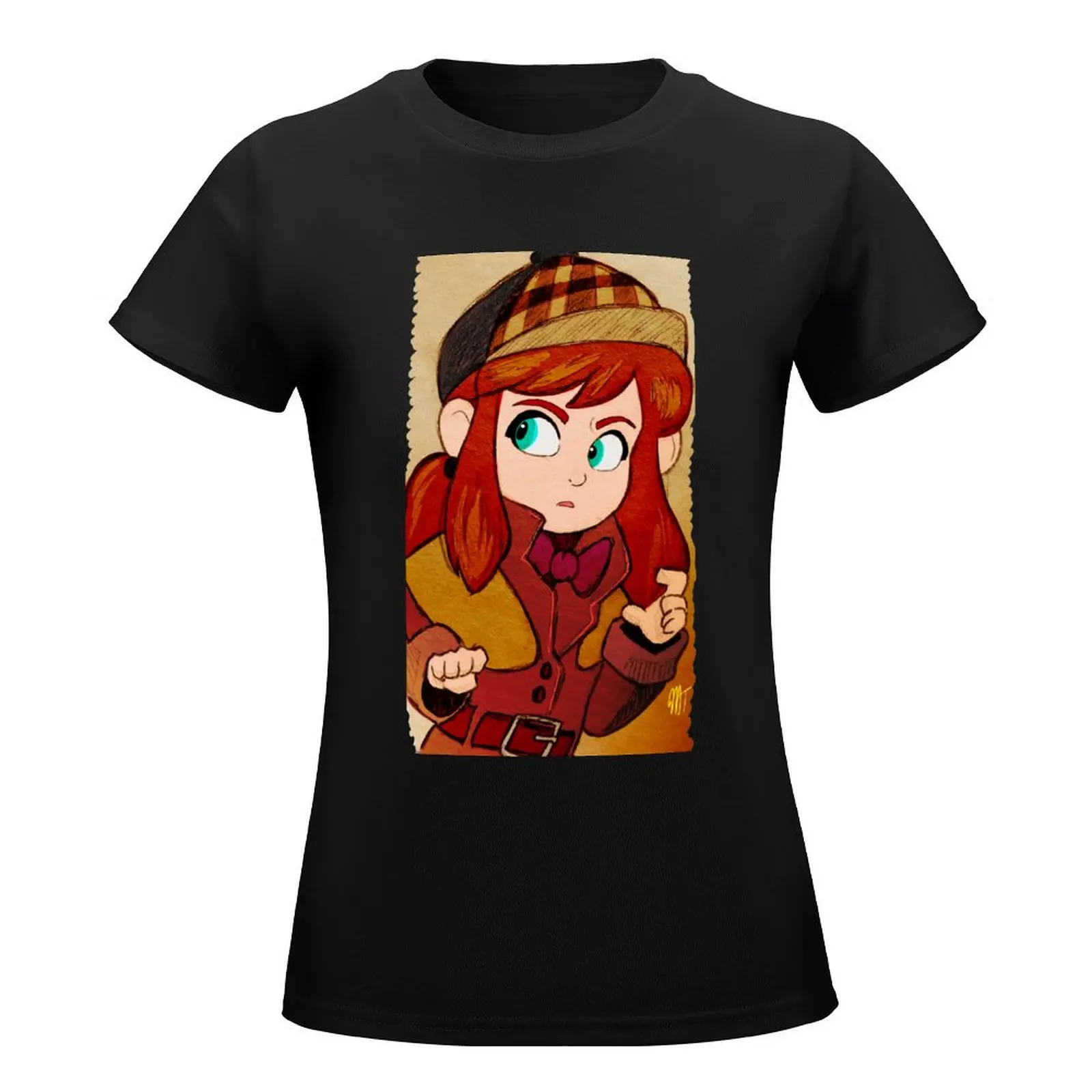 A Hat in Time: Detective Hat Kid T-Shirt tees Blouse Aesthetic clothing kawaii clothes t shirts for Women graphic