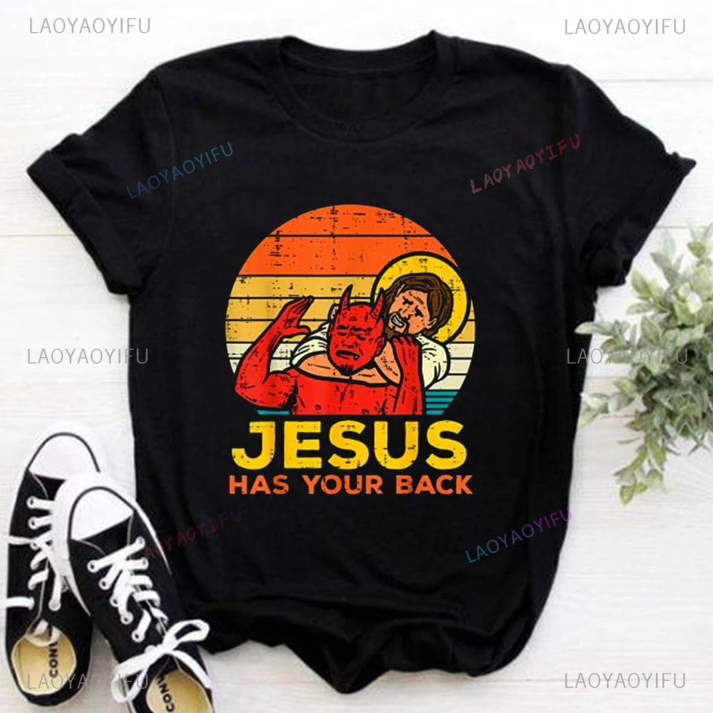 Jesus Changed My Life Women's Comfortable Casual T Shirts Short Sleeve Round Neck Summer Christian Faith T Shirts