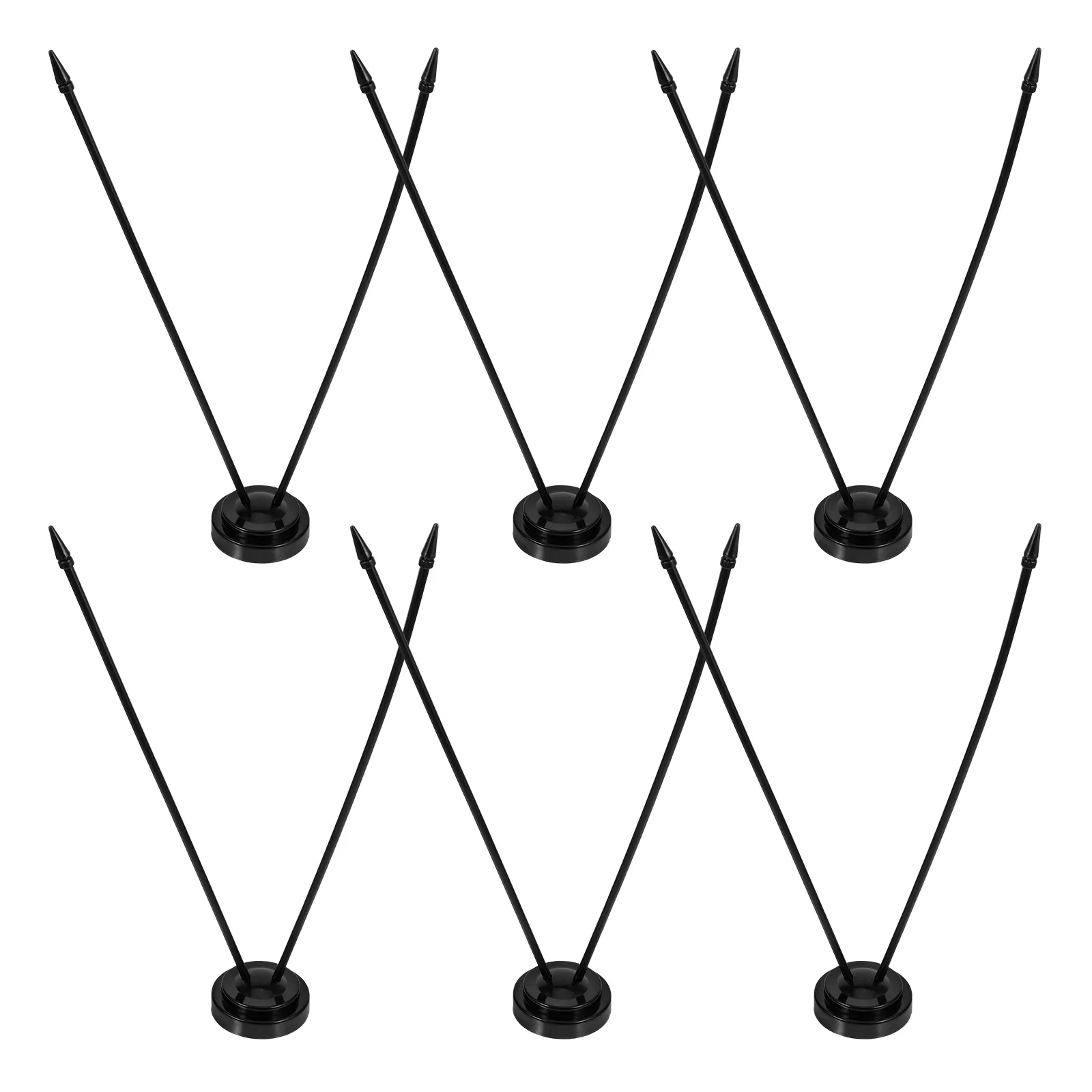 

1 set Portable Flag Stand Mini for Small Flags Indoor Outdoor Office Home Decoration Display Pole Small Flag Holder Base Desk