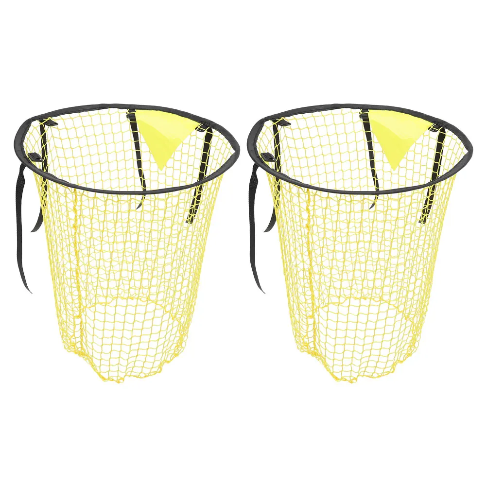 Borsa da rete per porta da calcio portatile da 2 pezzi. Allenamento in nylon di ricambio per calcio