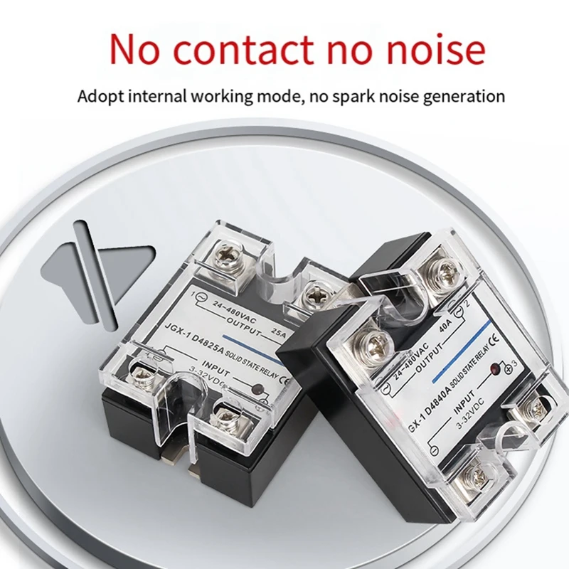 

Retail Single Phase Solid State Relay Single Phase SSR DC Control AC Solid State Relay