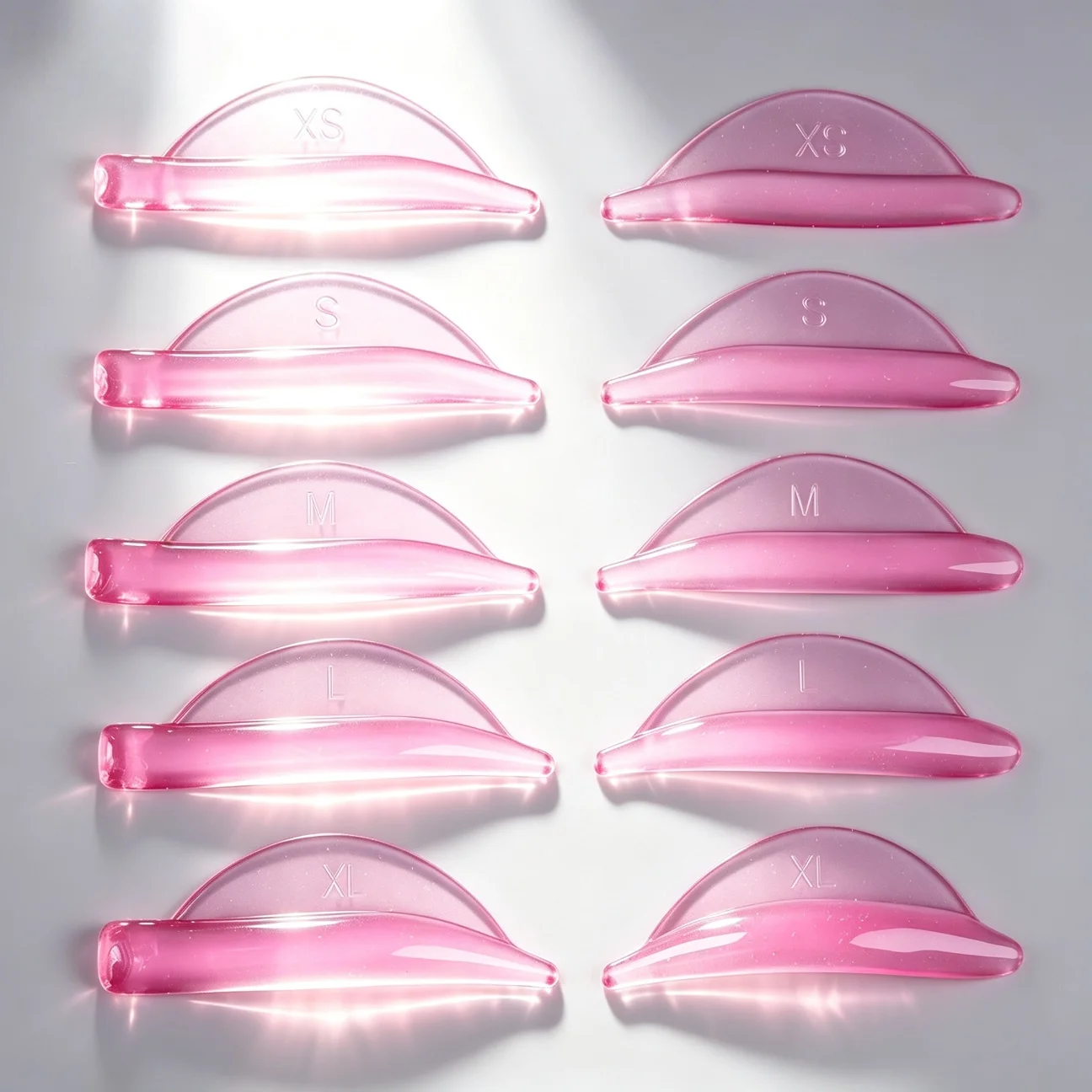 Rosa 5pairsBlackwings Silikon Wimpern Dauerwelle Pad Wimpern Stangen Schild Heben 3D Wimpern Curler Zubehör Applikator Werkzeuge – Detail 6