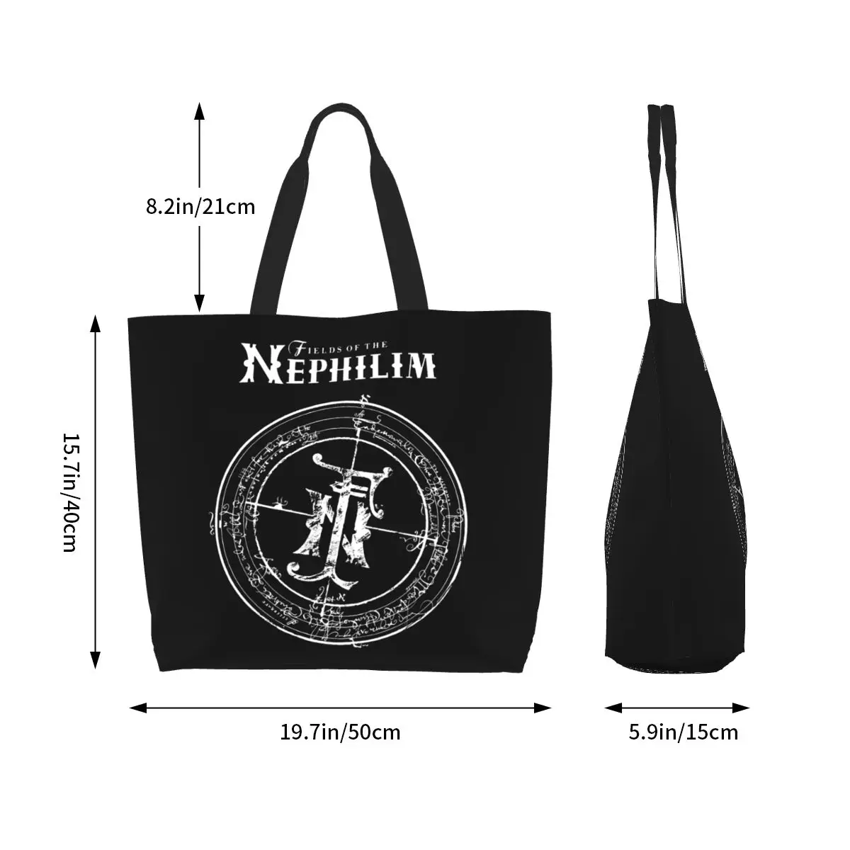 Fields Of The Nephilims Forever Remain Shopping Tote Bag Canvas Large Capacity Shoulder Bags Shopper Grocery Handbag for Women