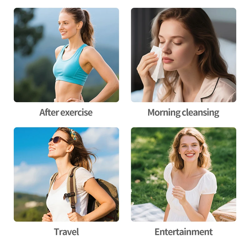 Cucumber Hydrating Facial Cleansing Wipes - Gentle Moisturizing, Soothing & Refreshing for Sensitive Skin, Alcohol-Free