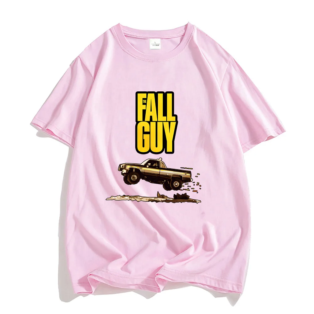 The Fall Guy Movie T-shirts Short Sleeve Cotton Men/Women Tee-shirt Ropa Hombre Hip Hop Streetwear Casual Summer O-neck Tees Top