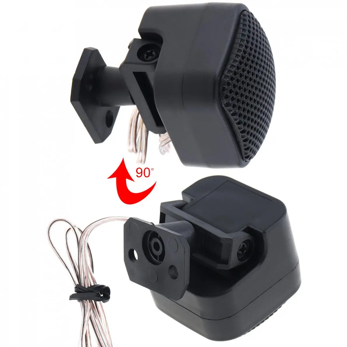 Mini Tweeter alto-falantes para carro, alta eficiência Dome Tweeter, sistema de áudio do carro, 500W, TP-004A, 2pcs
