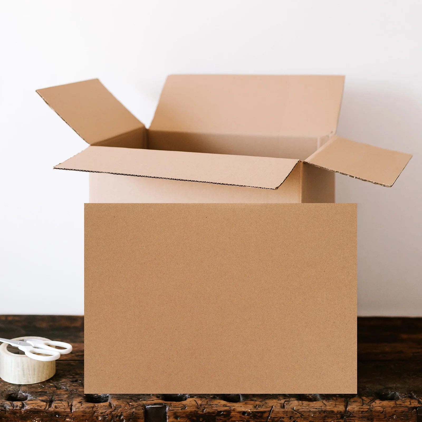 10 Sheets Corrugated Cardboard Express Packaging Paper Industrial A4 Size Storage Boxes Packing for Moving Empty Delivery