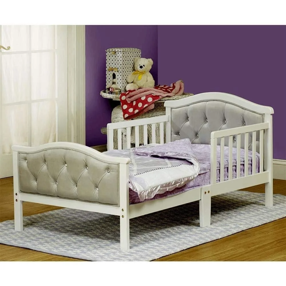 Baby Crib, Made of Solid Wood Frame, Ultra Soft Microfiber Polyester Fiber, High Safety and Protection for Toddlers