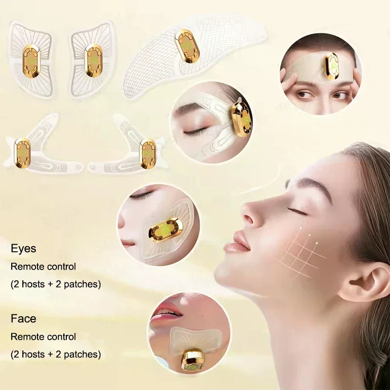 EMS تدليك الوجه شد الجلد مكركرنت محفز العضلات تخفيف التعب الوجه رفع العين الوجه أداة العناية بالجمال #1
