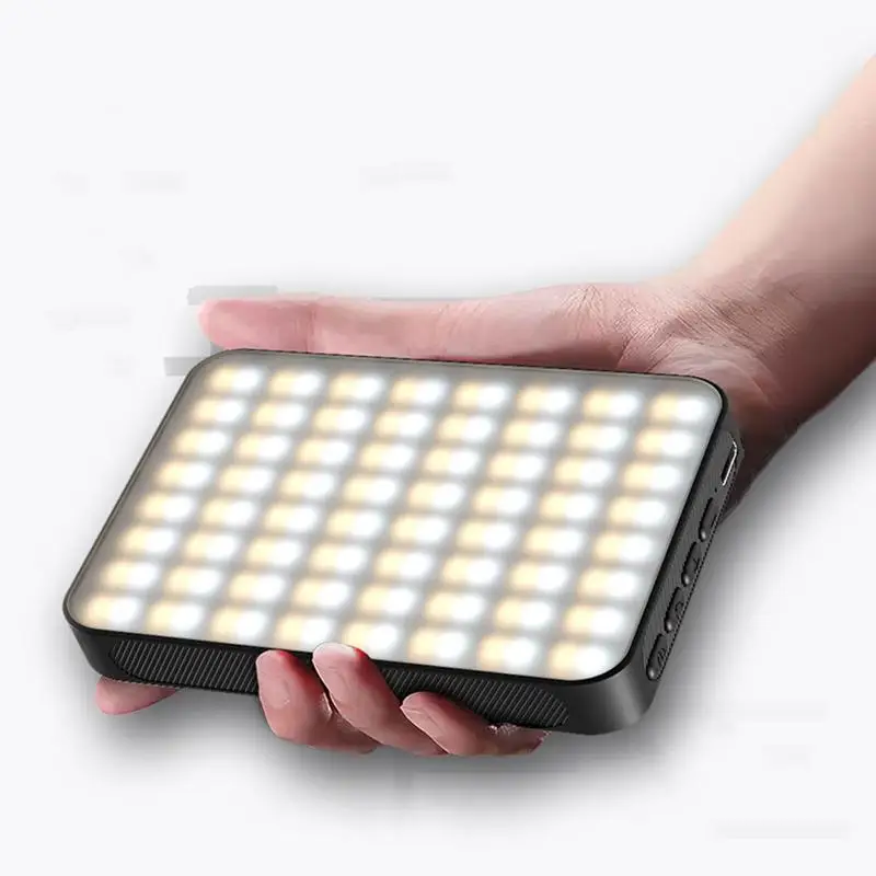 Selfie Light Front Back Clip Phone Light 6500K Color Temperature Clip-On Video Camera Light For Smartphones Laptop Makeup