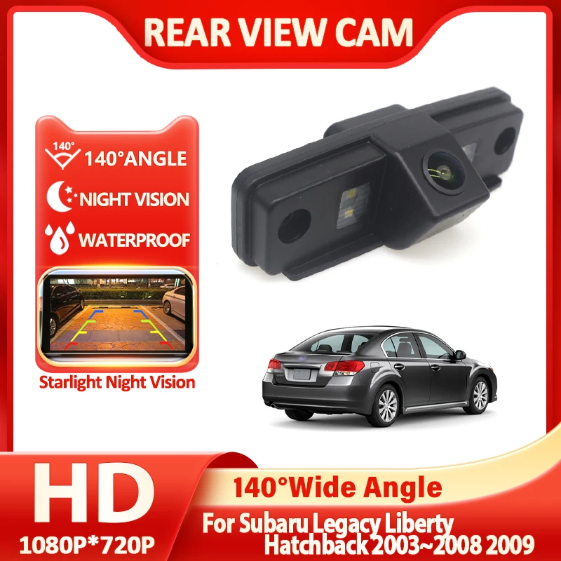 140 Degree CCD 1080P Special Vehicle Rear View Camera For Subaru Legacy Liberty Hatchback 2003~2008 2009 Car reverse Backup