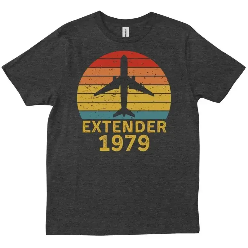 Airplane Extender 1979 KC10 Colorful Sunset Vintage T shirt