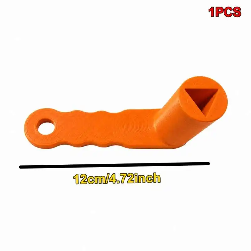 Plastic Triangular Pin Key Multi Purpose Hand Operated Opening Tool For Cabinet Lock Maintenance