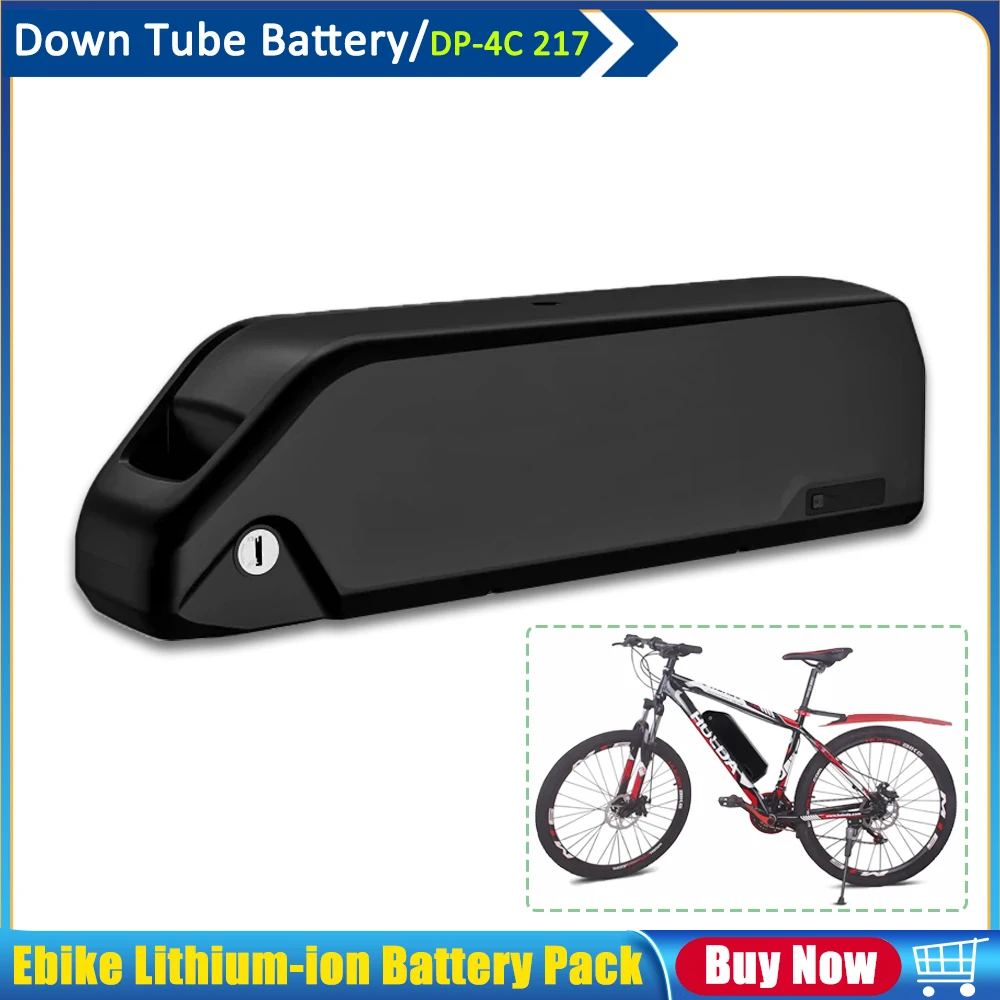 

Вторичный аккумулятор RIZE MD Ebike 48 В 15 Ач 36 В 20 Ач 21700 Литий-ионные аккумуляторы Shark с нижней трубкой для электрического городской велосипед