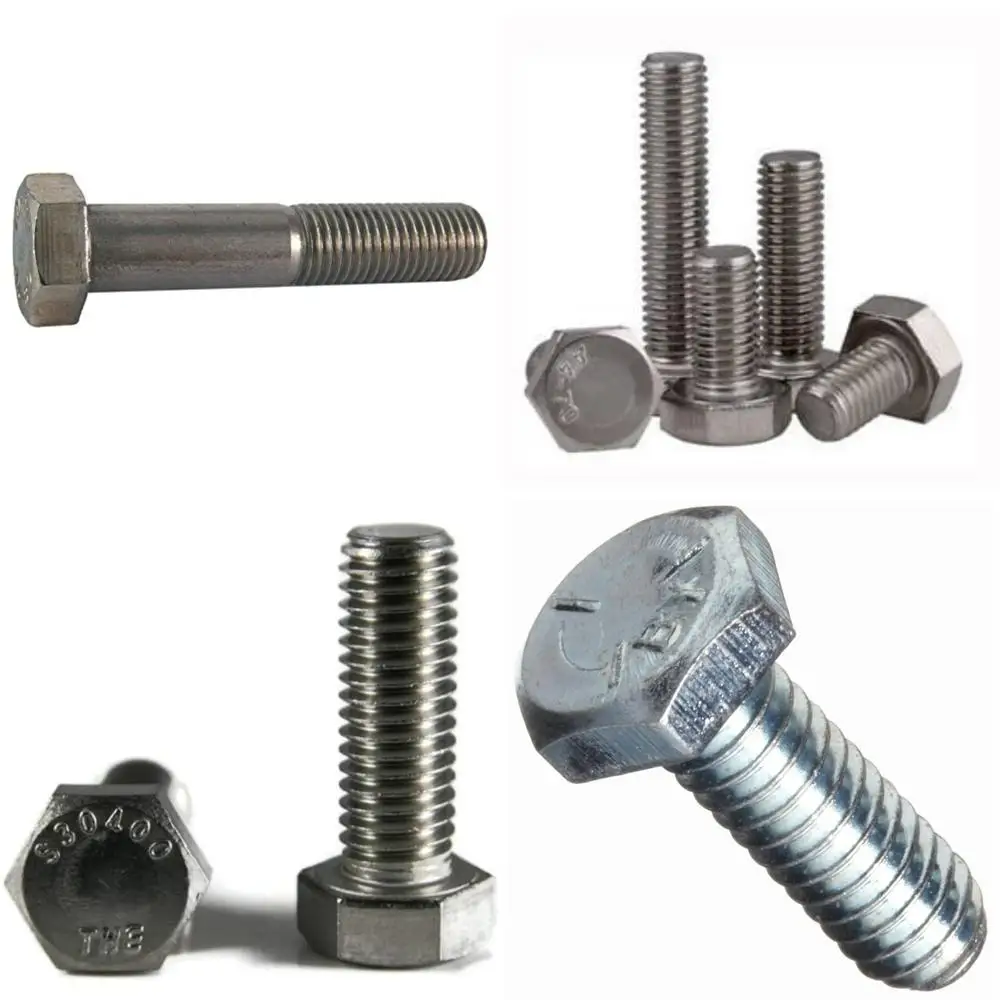 

Stainless Steel M16-2.00 x 60mm Fully Threaded Coarse Hex Head Cap Screws, 316 Grade, 25 Pieces, Strong and Durable Bolts for In