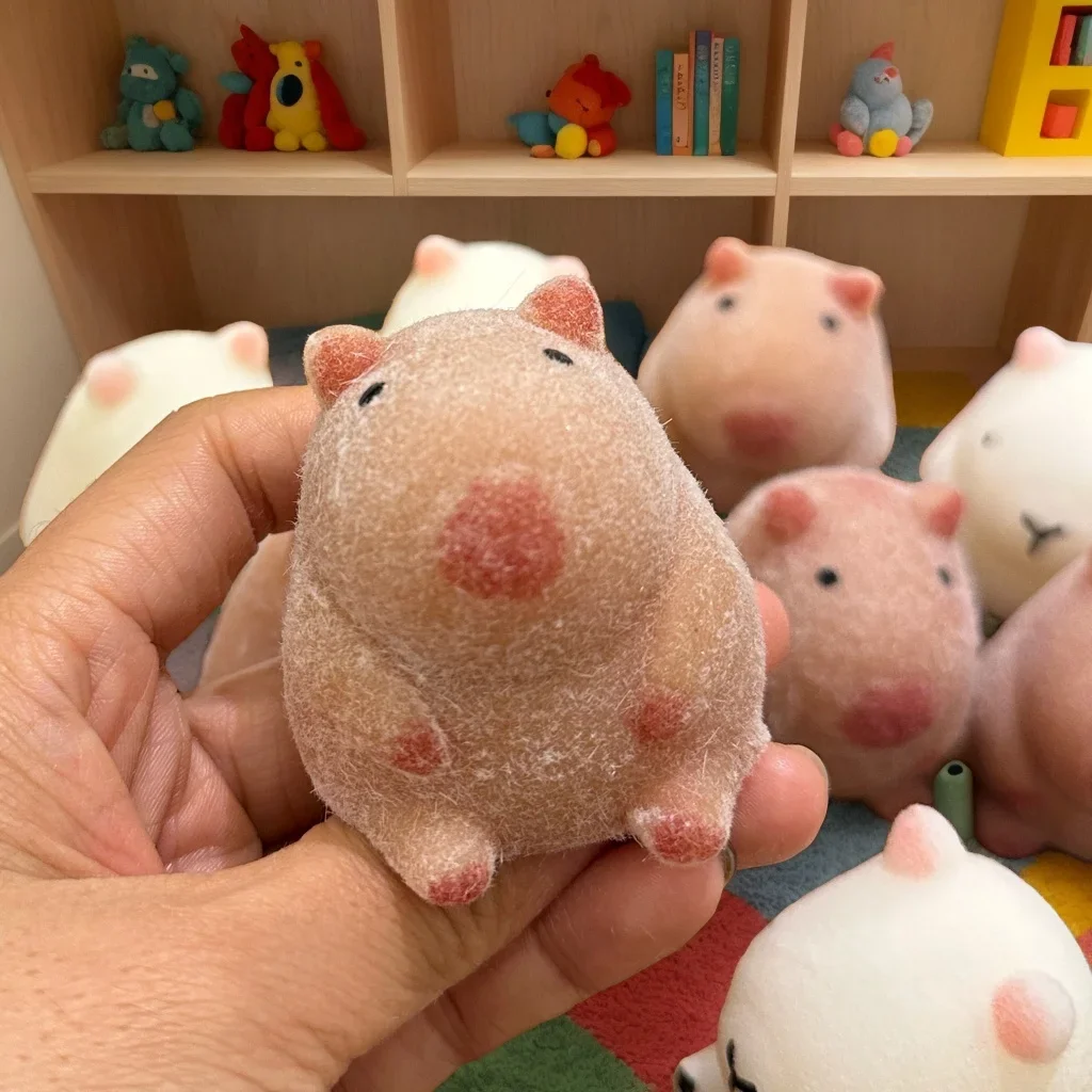 1-20PCS TPR Capibara Impastare Divertimento Sollievo dallo stress Rimbalzo lento Carino Nuovo Kapybara Impastare Giocattoli Regalo per bambini Bomboniere
