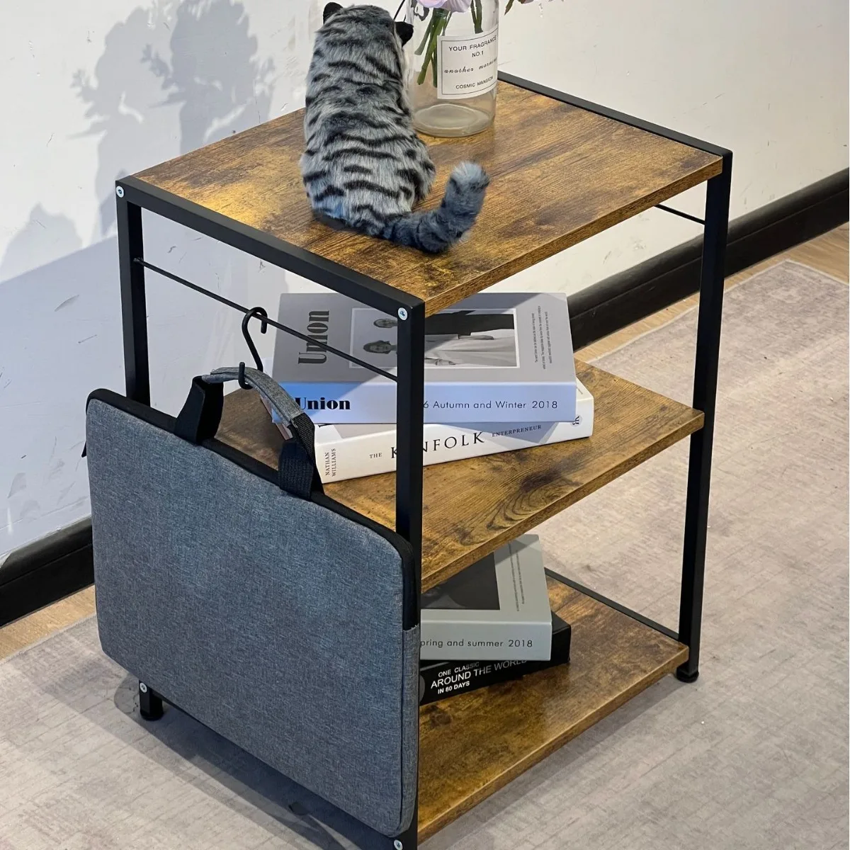 Printer rack three-layer multifunctional copier computer desk office desktop storage bracket