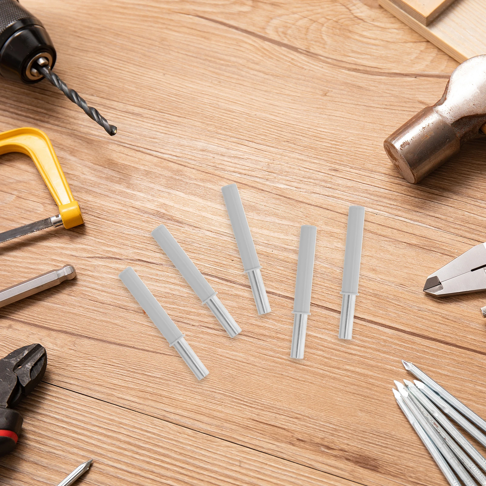 

6 pcs Trash Replacement Stainless Steel Garbage Can Slow Shock Absorber Soft Close Cabinet Door Noise Reduction Damping Hinge