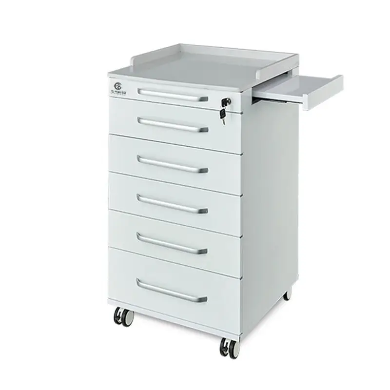 

Dental Mobile Side Cabinet Dental Clinic Beauty Salon Medical Special Stainless Steel Storage Cabinet Cart Instrument Workbench