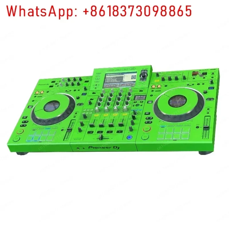 وحدة التحكم في فيلم الملصق xdj-xz xdjxz آلة DJ المتكاملة محاطة بالكامل بمواد الكمبيوتر المستوردة والملصقات الخضراء