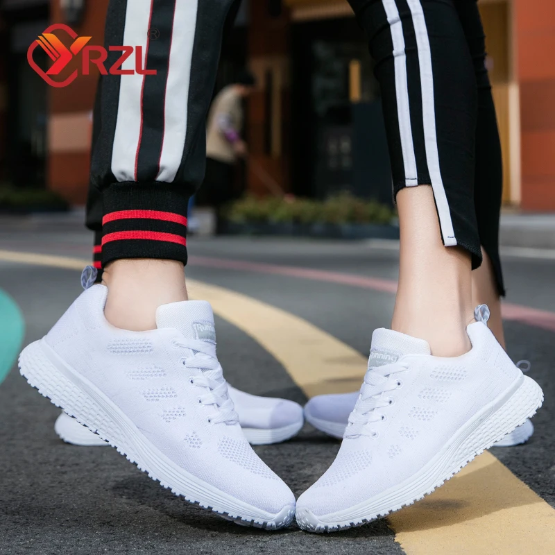 YRZL Women\'s Sneakers 2024 New Fashion Breathable Trainers Comfortable Sneakers Men Tennis Shoes Unisex Sneakers Women Shoes