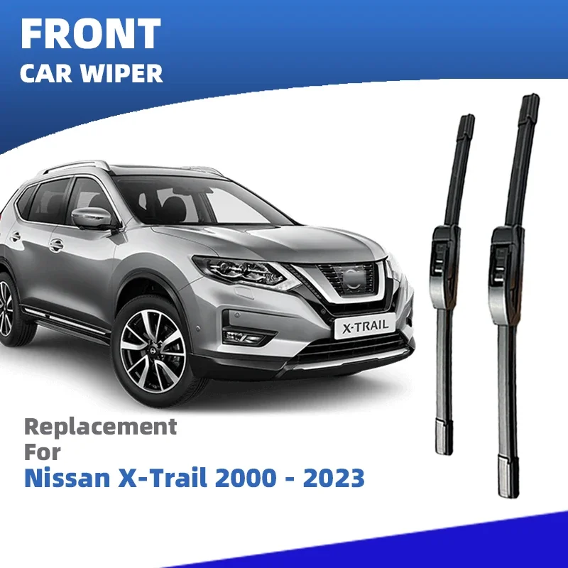 LHD Front Windshield Wiper Blades For Nissan X-Trail XTrail X Trail T30 T31 T32 T33 2000 - 2023 Windscreen Accessories 2013 2021