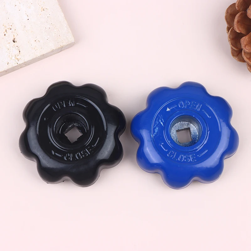 Aluminum Outside Hose Bib Replacement 8MM Square Hole Round Wheel Handle Cylinder Valve Gas Valve For Industrial Stove Types image 4