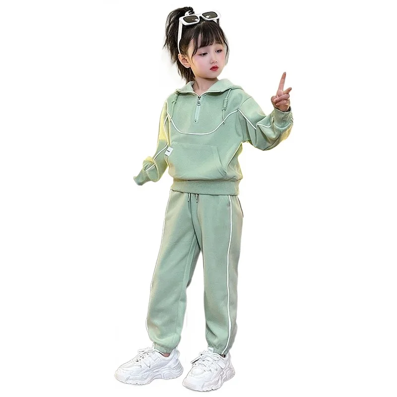 

Spring and Autumn Sports Suit New Foreign Style Leisure Sports Clothes Spring 4-12 Ages