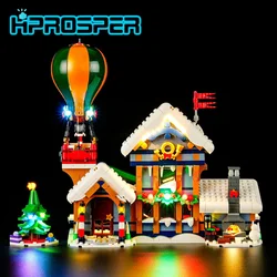 Hprosper LED Light para Lego 10339 Lâmpada decorativa de escritório suspenso do Papai Noel com caixa de bateria (não blocos de construção)