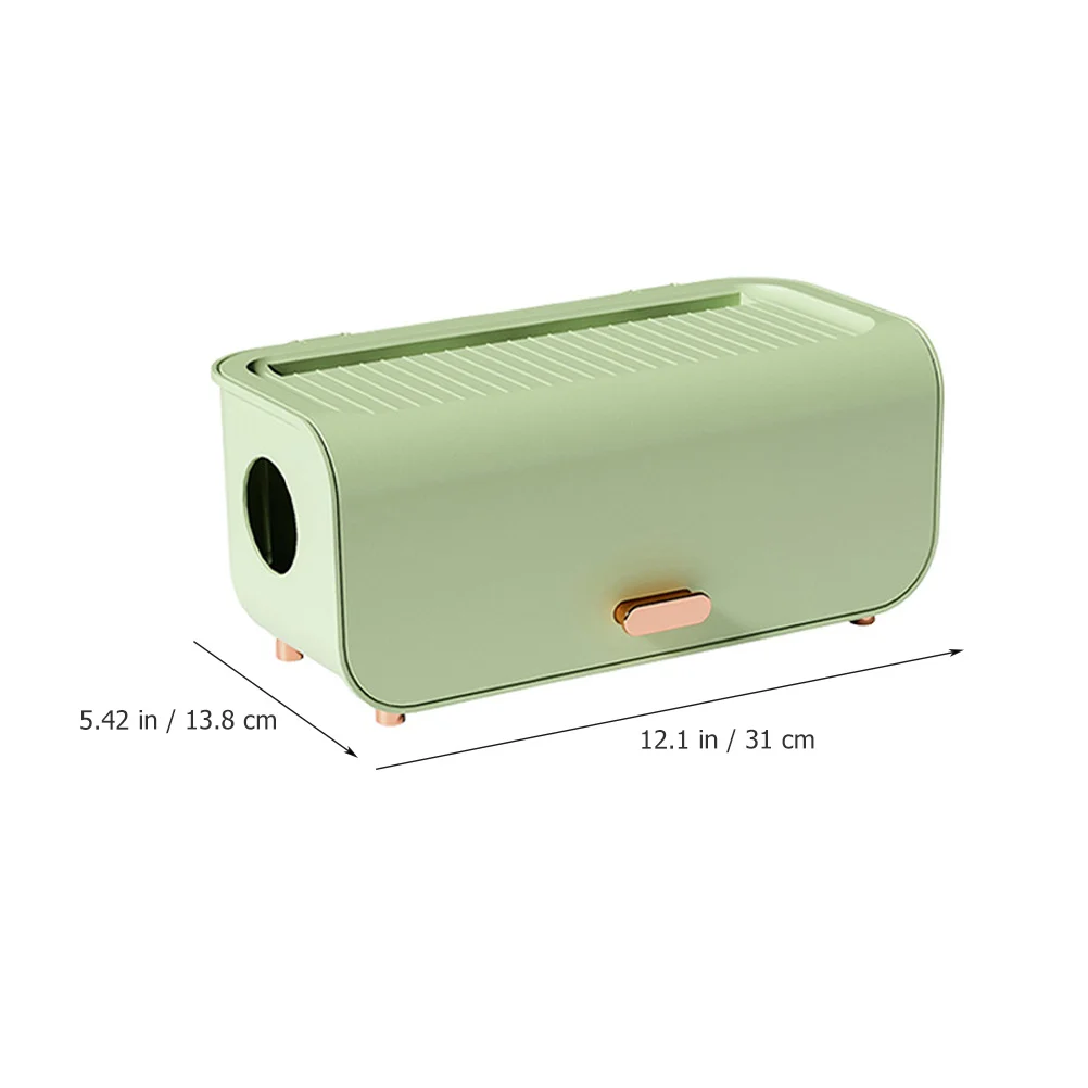 

Cord Organizer Cable Management Box Multi-Functional Storage Sturdy PP Material Modern Design Large Capacity Easy Installation