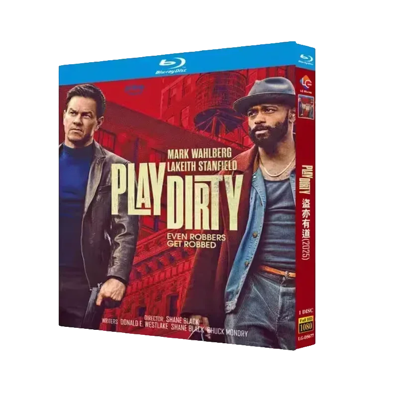 Play Dirty (2025) 1-Disc BD All Region Neue Blu-ray Disc Box Set Englische Sprachversion High-Definition BD