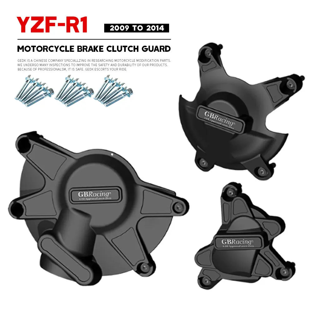 

GB Racing Engine Protect Cover YZF-R1 2009-2014 For YAMAHA YZF R1 Motorcycle Clutch Pulse Protection Cover Accessories