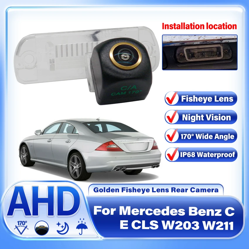Автомобильная камера заднего вида заднего вида для Mercedes Benz C E CLS W203 W211 W209 B200 A160 W219 GLS 300