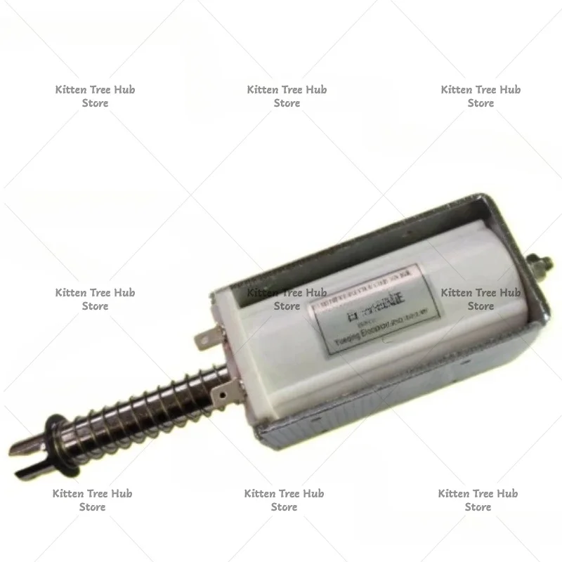 AC DC 12V 24V 36V 48V 110V 220V Push Pull Electromagnet Stroke 20 35 60 mm Copper Coil Automatic Reset Opening Closing