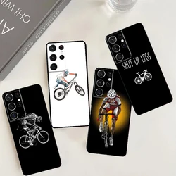 Bike Bicycle Cycling Case For Samsung Galaxy S21 S22 S23 S24 Ultra Plus S20 FE S8 S9 S10 Note 10 20 Ultra Cover