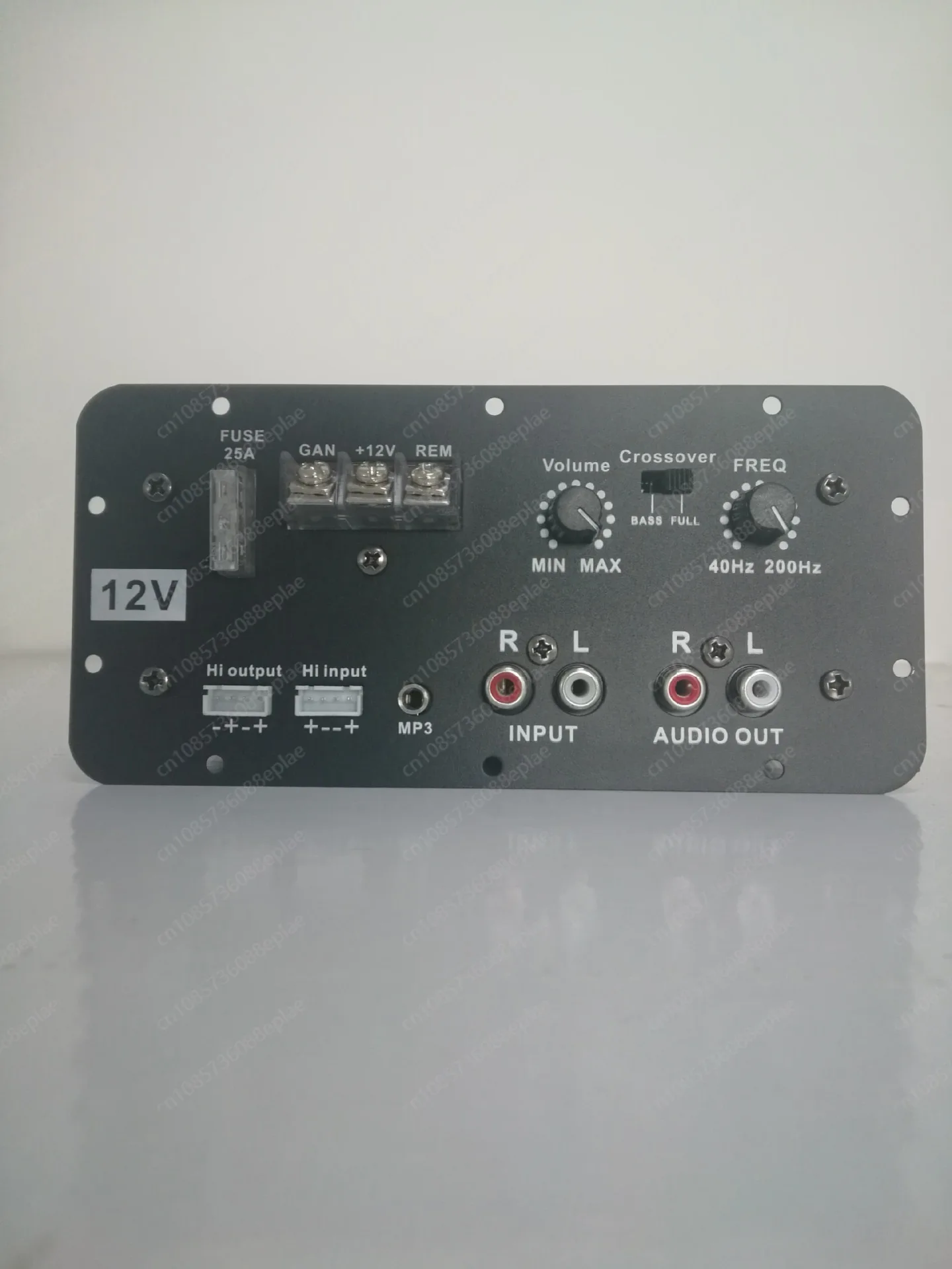 12V high power tube subwoofer power amplifier board full frequency pure bass vehicle high power amplifier board